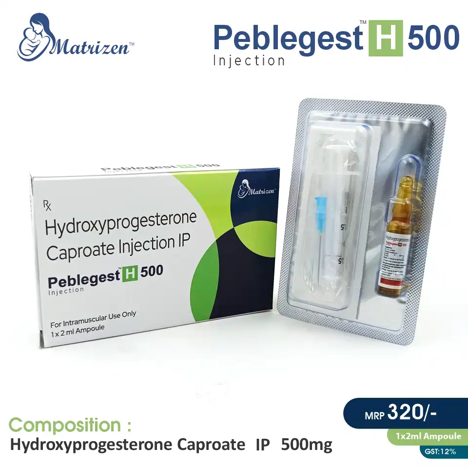 Hydroxyprogesterone (500mg) at best price in PCD Pharma Franchise for contraceptive care and health.